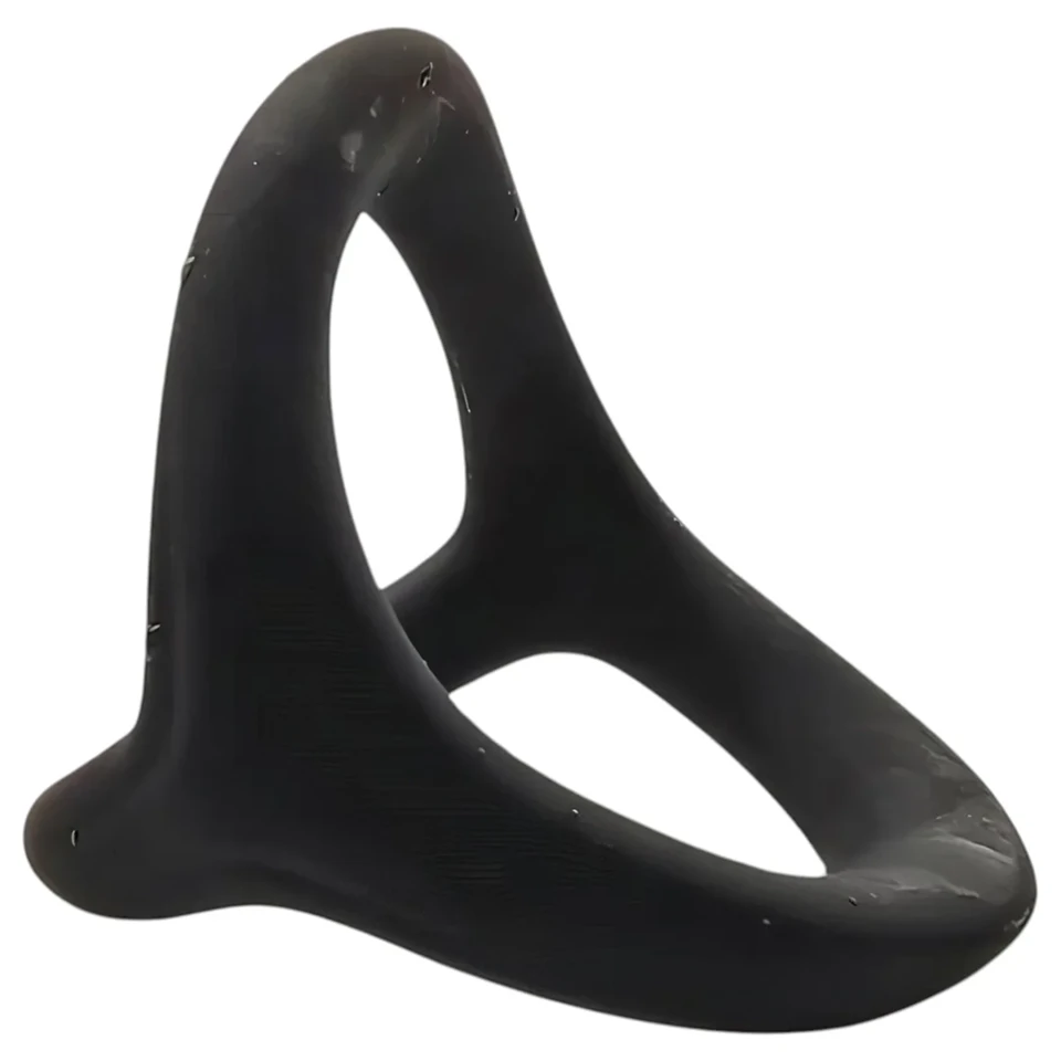 Pulselock Taur - Y-formájú pénisz- és heregyűrű (fekete) - S