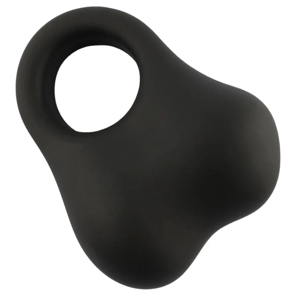 Pulselock Taur - szilikon heregyűrű súlyozott golyókkal (fekete)