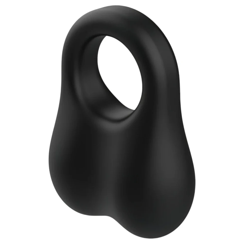 Pulselock Taur - szilikon heregyűrű súlyozott golyókkal (fekete)