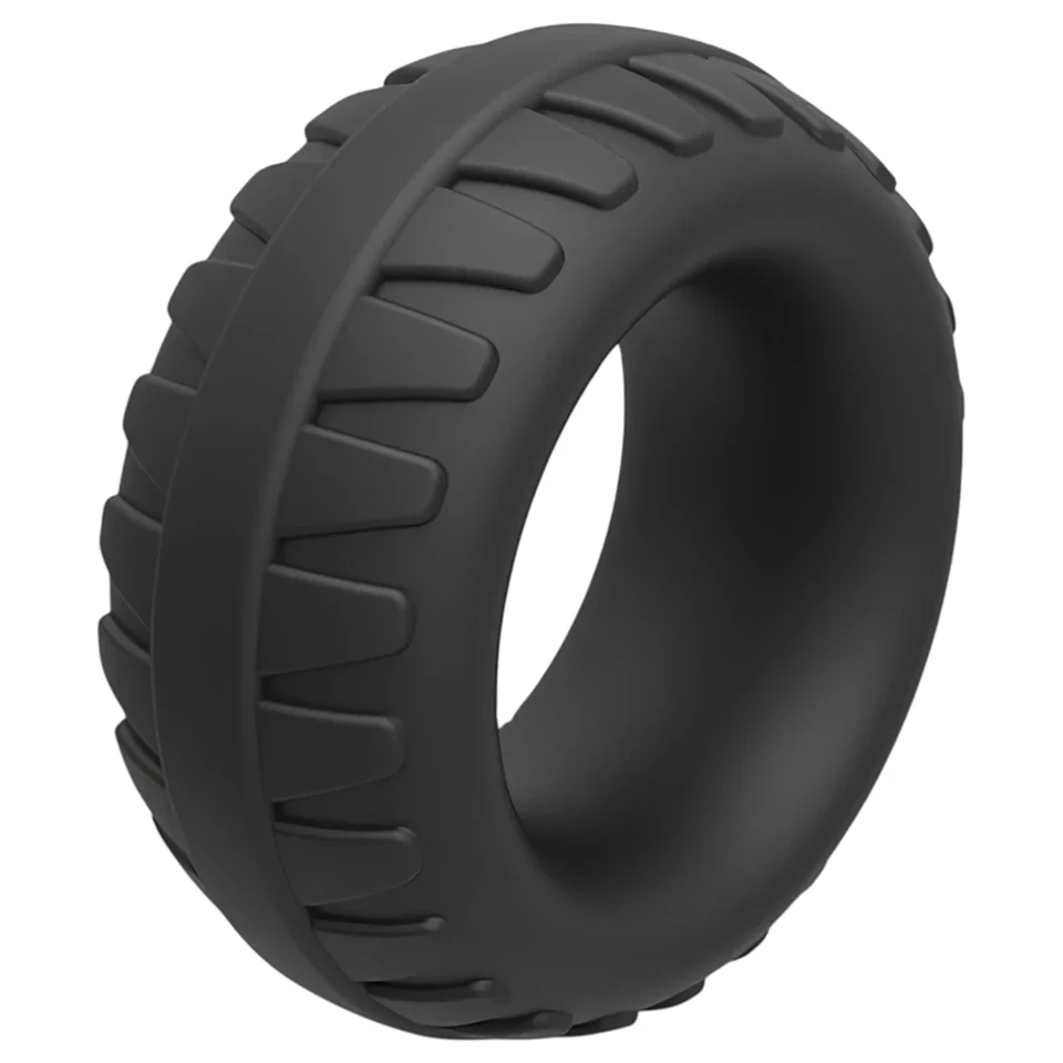 Pulselock Oak - extra vastag szilikon heregyűrű (fekete) - 40mm