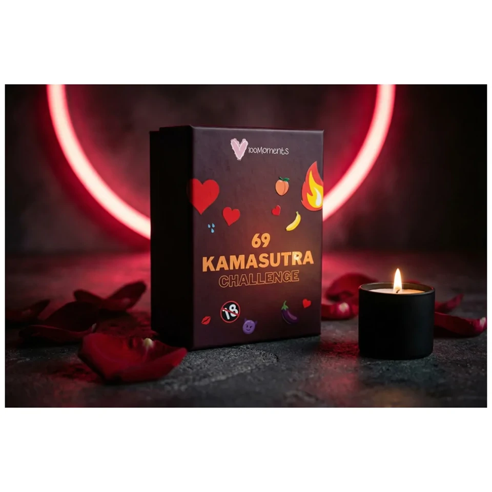 100Moments 69 Kamasutra Challenge - szexpóz kártyajáték pároknak (69 lap)