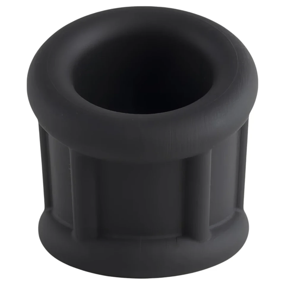 Pulselock Cocktura - fekete bordázott szilikon péniszgyűrű (30 mm)