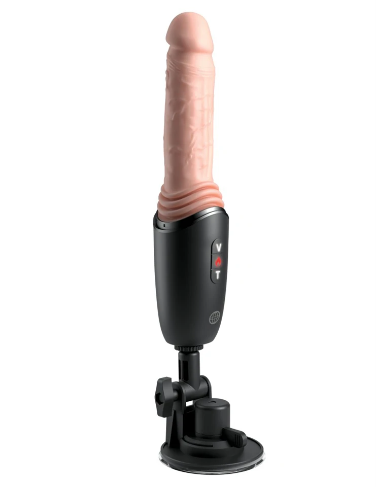 5" Silicone Thrusting Cock Pro