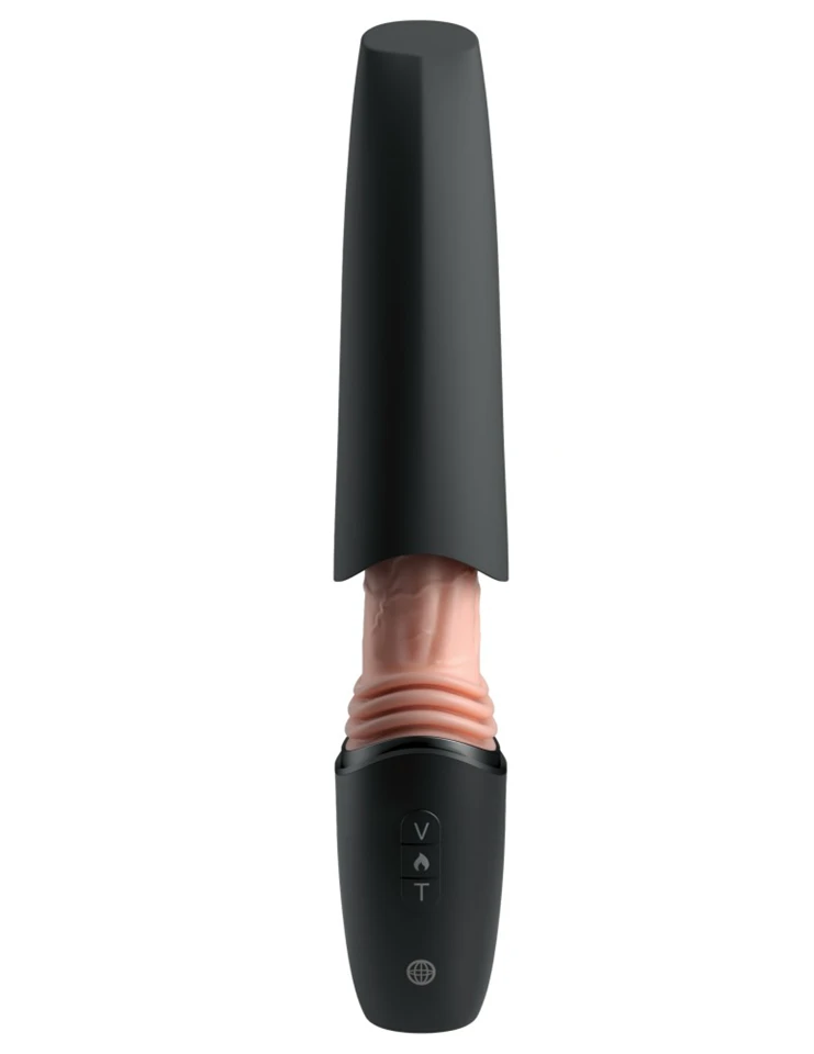 5" Silicone Thrusting Cock Pro