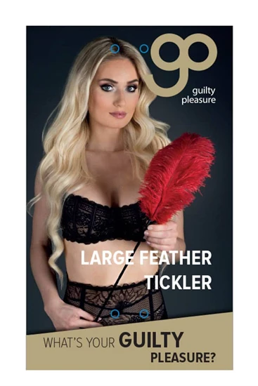 GP Large Feather Tickler Red