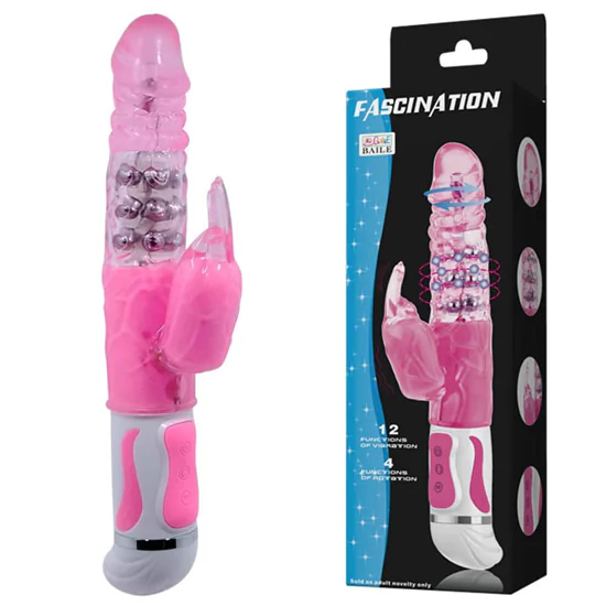 Fascination Bunny Vibrator Pink 4