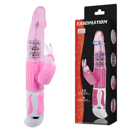 Fascination Bunny Vibrator Pink 1