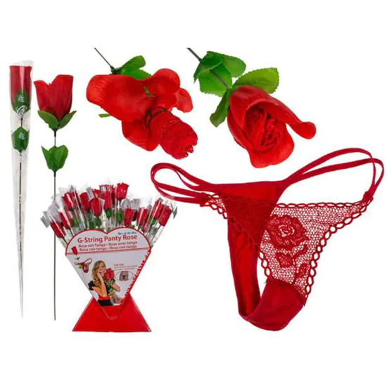 Rose with red G-string