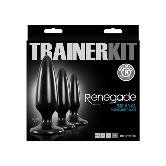 Renegade Pleasure Plug 3 pc Trainer Kit