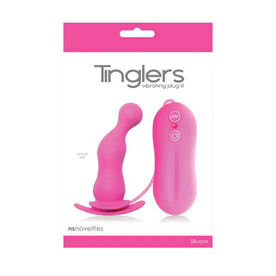 TINGLERS VIBRATING PLUG III PINK