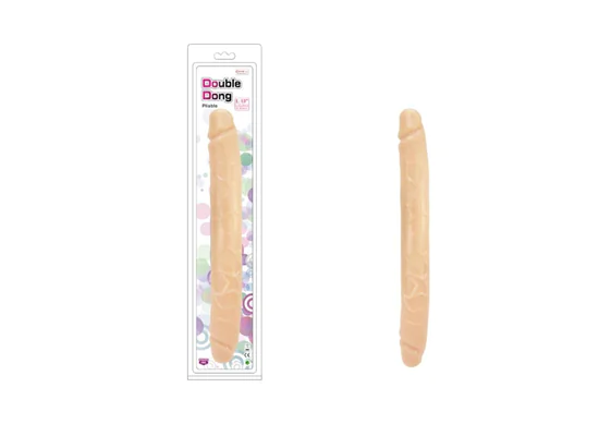 Charmly Pliable Double Dong 13" Flesh