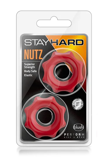 STAY HARD NUTZ RED
