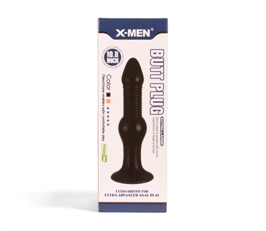 X-MEN 10.8 inch Butt Plug Black