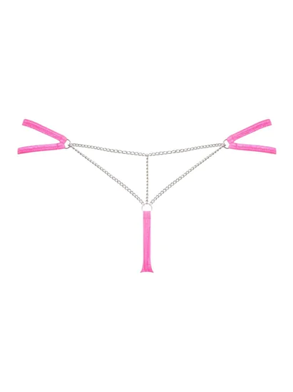 Chainty thong pink  S/M