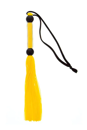 GP Silicone Flogger Whip Yellow