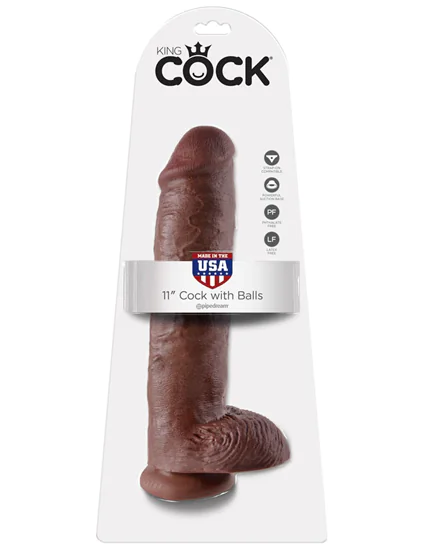 King Cock 11 inch Cock With Balls