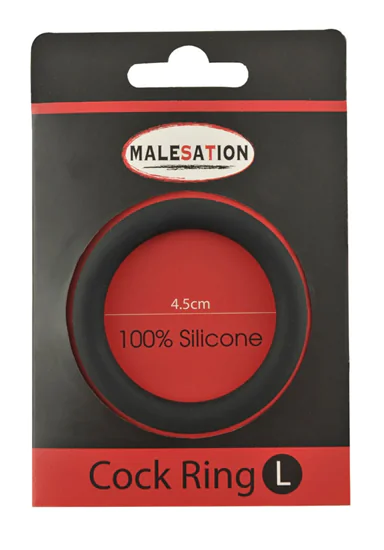 Malesation Silicone Cock Ring Black L