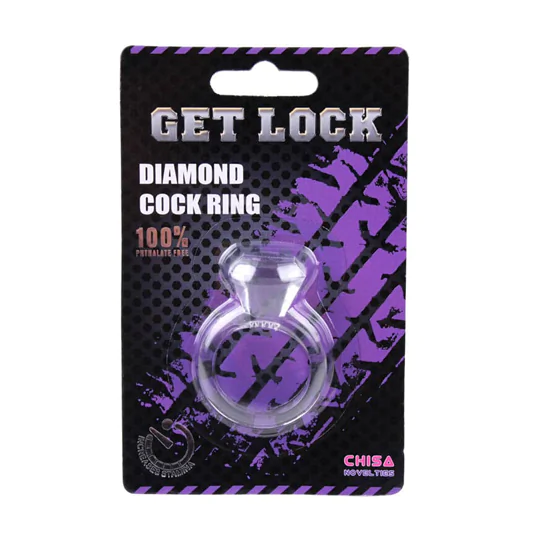 Diamond Cock Ring Clear 