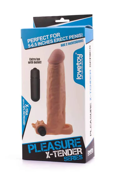 Pleasure X-Tender Vibrating Penis Sleeve  4