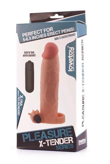 Pleasure X-Tender Vibrating Penis Sleeve  6