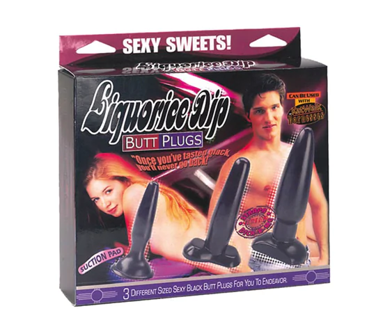 Sexy Sweet Butt Plugs Set Of 3 Black