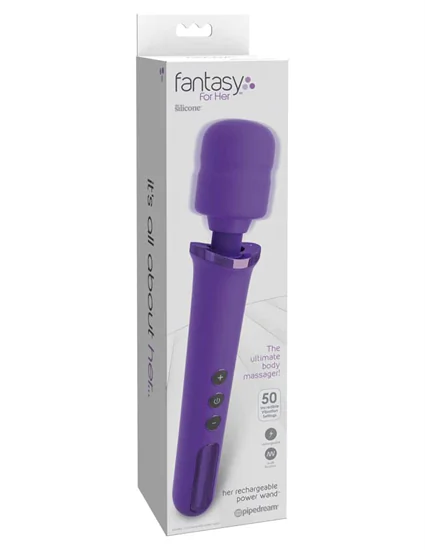 Fantasy For Her Rechargeable Power Wand - Purple