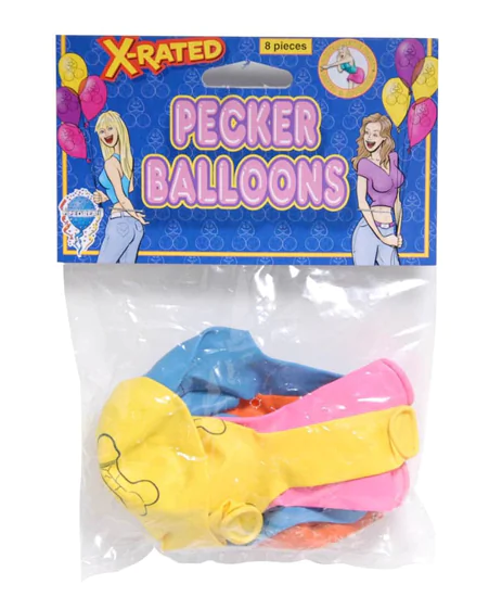 X-Rated Pecker Balloons 8 pc