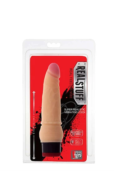 RealStuff 6 inch Vibrator Flesh