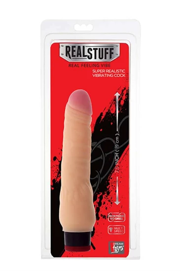 RealStuff 8 inch Vibrator Flesh