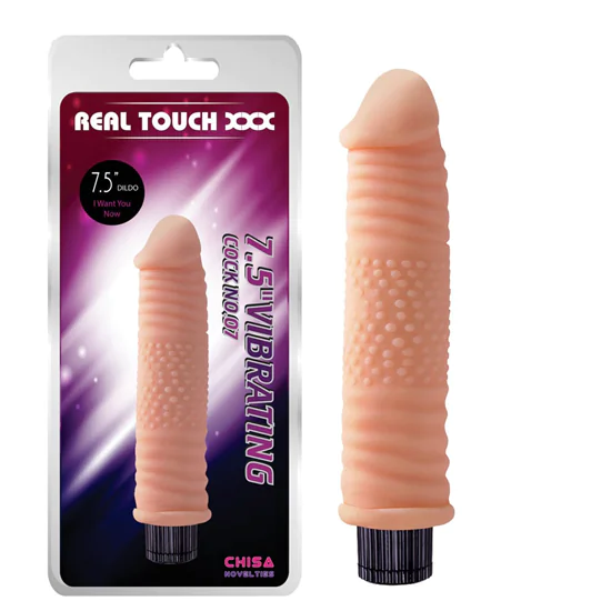 Real Touch XXX 7.5" Vibrating Cock No.07
