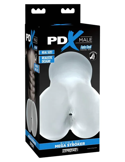 PDX Male Blow and Go Mega Stroker Clear