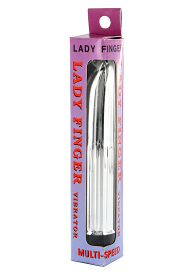 Lady Finger Vibrator Silver