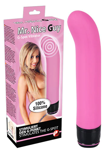 Mr. Nice Guy Classic Silicone Vibe Pink