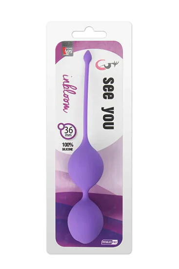 See You In Bloom Duo Balls 36 mm Purple