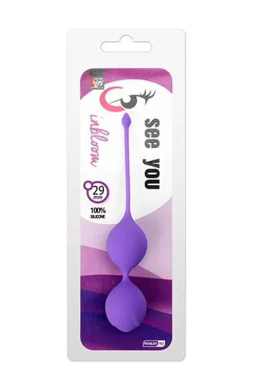 See You In Bloom Duo Balls 29 mm Purple