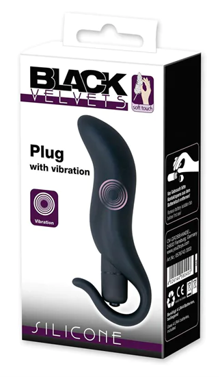 Black Velvet horog - anál vibrátor