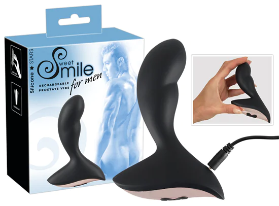 Smile Prostata Vibe - akkus prosztata vibrátor (fekete)