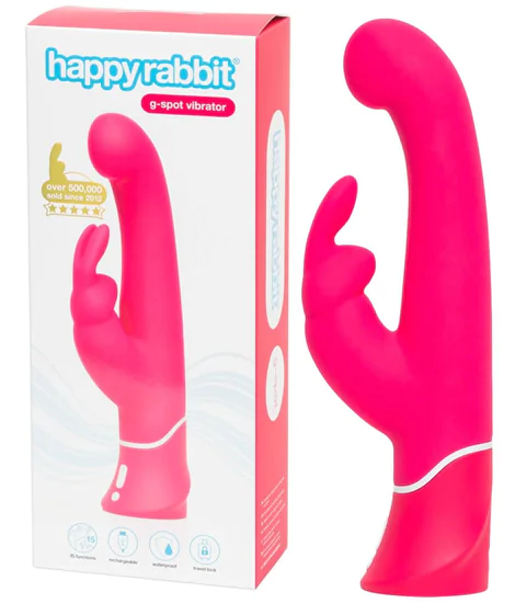 Happyrabbit G-spot - vízálló, akkus csiklókaros vibrátor (pi