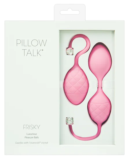 Pillow Talk Frisky - 2 részes gésagolyó szett (pink)