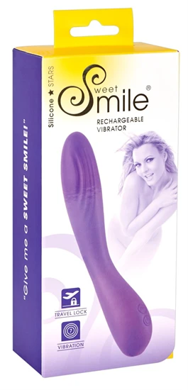 Smile Rechargeable - akkus, hajlékony szilikon vibrátor (lil