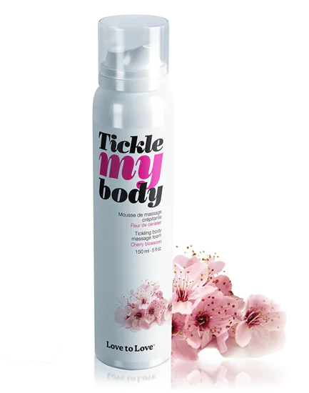 Tickle my body - masszázs hab - cseresznyevirág