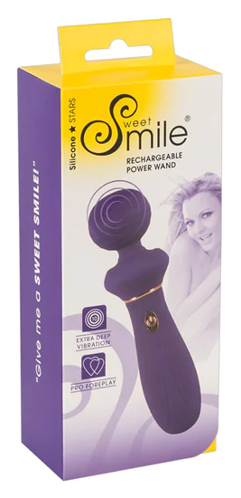 Smile Power Wand - akkus, extra erős masszírozó vibrátor (li