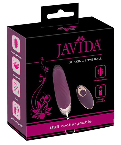 Javida Shaking Love - akkus, rádiós, lüktető vibrációs tojás