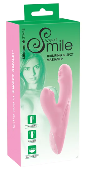 Smile Thumping G-Spot Massager - pulzáló, masszírozó vibráto