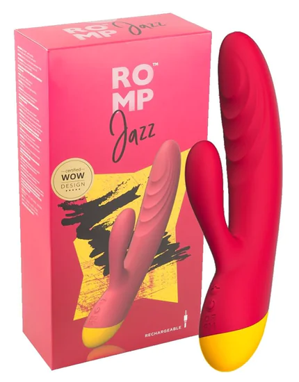 ROMP Jazz - akkus, vízálló csiklókaros G-pont vibrátor (söté