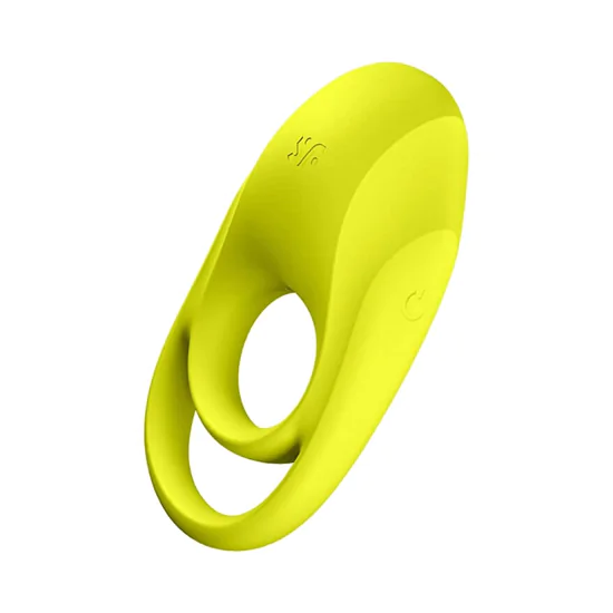 Satisfyer Spectacular - akkus, vízálló péniszgyűrű (sárga)