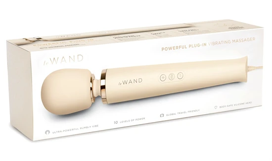 le Wand - exkluzív, hálózati masszírozó vibrátor (fehér)