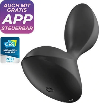 Satisfyer Sweet Seal - akkus anál vibáror (fekete)