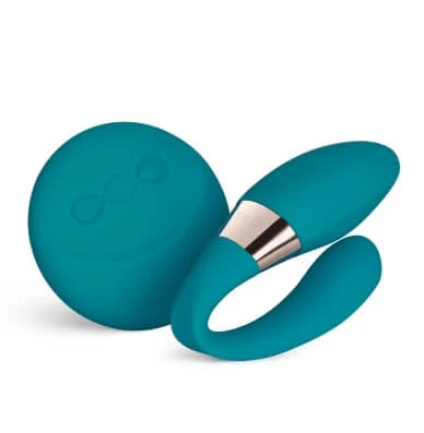 Lelo Tiani Duo - szilikon párvibrátor (kék)