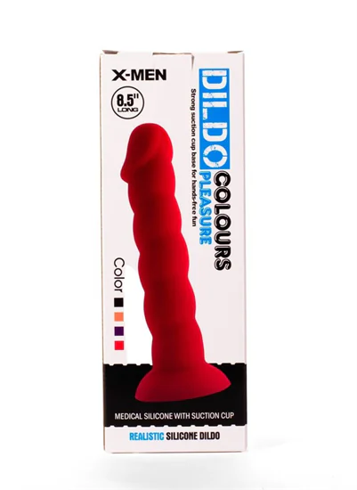 X-MEN 8.5" Dildo Colours Pleasure Flesh 4
